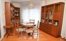 CRISTALLIERA/LIBRERIA IN STILE CLASSICO IN LEGNO MASSELLO MIS. L 200 P 56 H 240