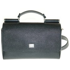 Borsa a tracolla DOLCE & GABBANA SICILY in pelle di vitello con manico a 2...