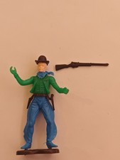 920 J2) FIGURINE GIOCATTOLO COWBOY INDIANI + BROWN PARTI/ANCIEN,MONTABILI,LOTTO