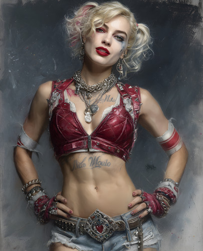 Harley quinn pelle - quinn,