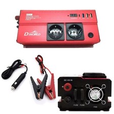 INVERTER da 12V a 220V 1500W CON USB PRESA TRASFORMATORE PER CAMPER AUTO DW-3988