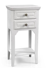 Comodino bianco avorio panna - avorio,