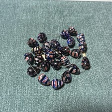 Lot Of Assorted Murano Millefiori Glass Beads