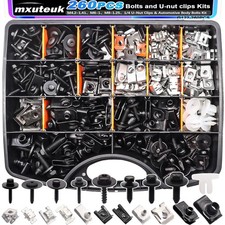 260 pezzi clip dado a U e kit