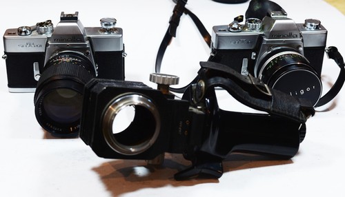 Vintage minolta srt twofer - minolta,