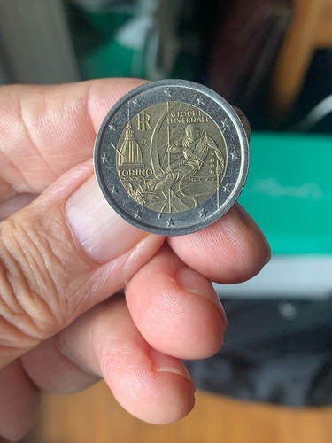 Moneta euro italia - italia, giochi
