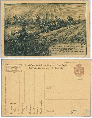 Cartolina militare illustrata - cartolina,