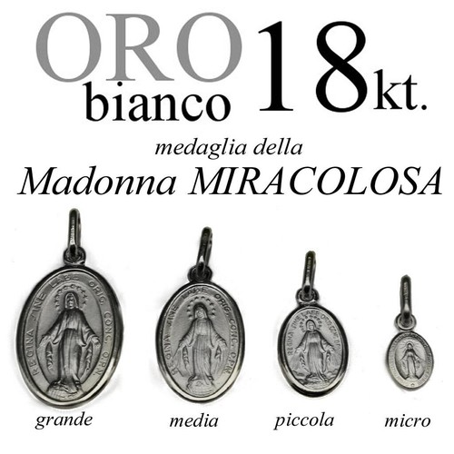 Medaglia madonna miracolosa - medaglia,