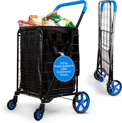 Carrello spesa pieghevole - spesa,