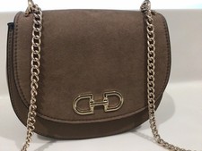  Borsa a tracolla H&M in ecopelle/camoscio marrone chiaro
