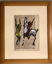  Disegno a china e pastello