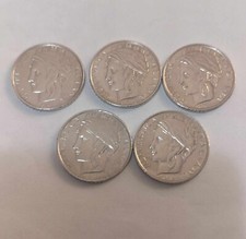LOTTO DI 5 MONETE DA 100 LIRE DEL 1993, 1996, 1998, 1999