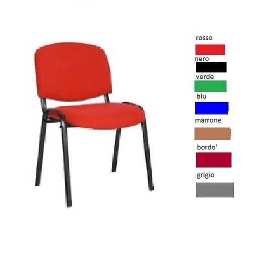 Sedie rosso ufficio - 6,