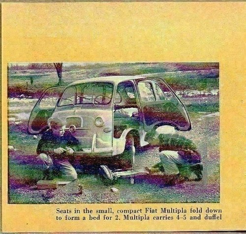 Quadro rivista 1958 fiat - quadro,