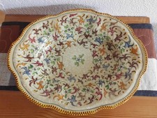 Vassoio in ceramica dipinto a