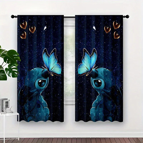 Tenda stitch con tema notte - con,
