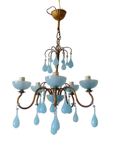 Lampadario antico 1930 - , acqua