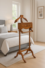 Servo muto mogano uomo legno