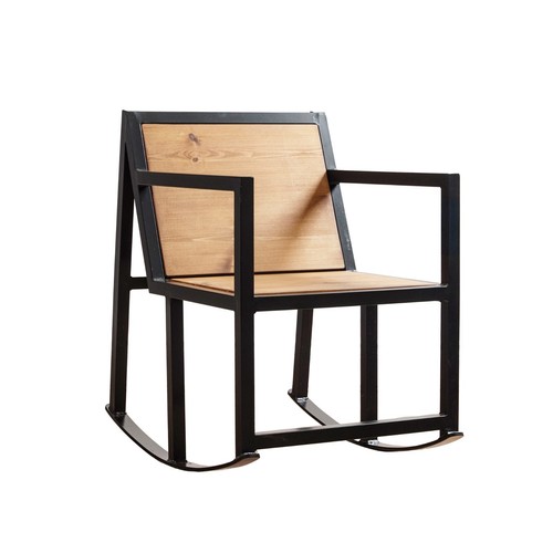 Sedia dondolo legno - sedia,