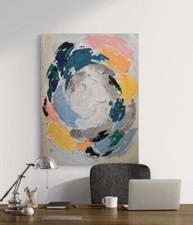 Quadro Moderno Dipinto A Mano