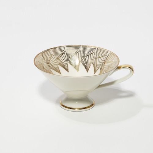 Antica tazza tè art deco - art,