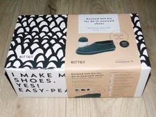 BOTTIES Kit Feltro a Maglia per Scarpe Fai da Te in Indigo/White XXS 36/37