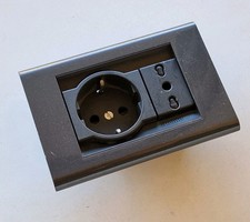 Bticino Living Classic kit Schuko+ Telaio + Presa + Placca 4440+4740+4580+4750AC