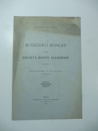 Arturo galanti ruggiero - galanti,,