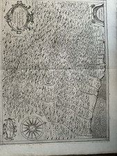 Antica mappa Carta Geografica