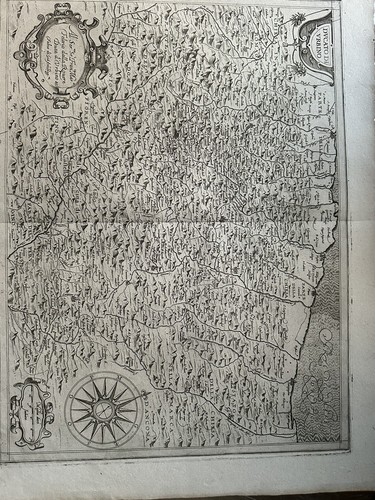 Antica mappa carta geografica - carta,