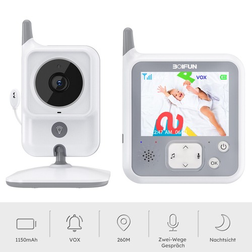 Boifun babyphone lcd tft - lcd,