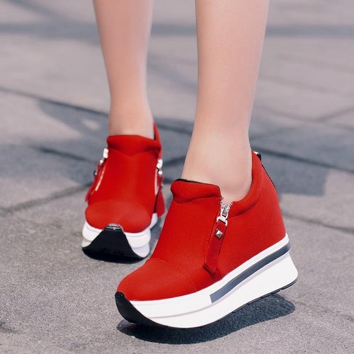 Mocassini donna plateau - , zeppa