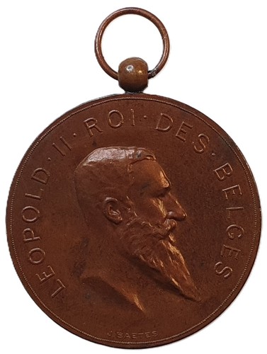 Medaglia bronzo 1894 leopoldo - medaglia,