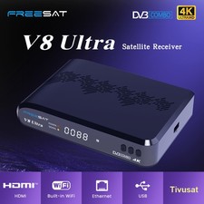 Decoder Tivusat HD 4K Satellitare e Digitale Terrestre Compatibile Tivusat 