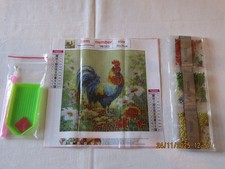 NUOVO DIAMOND ART KIT GALLO MISURA 20 x 20 cm.