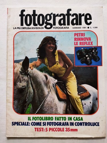 Fotografare gennaio 1981 - fotografare,