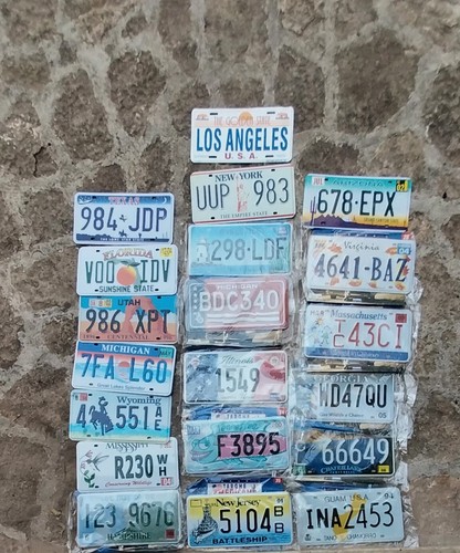 Targhe auto americane - americane, da