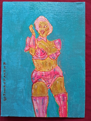 Arte originale acrilico - , e