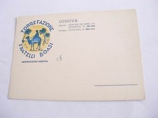 Genova - Torrefazione Fratelli Boasi - non spedita f. g. 