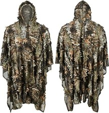 Poncho mimetico Ghillie foglie
