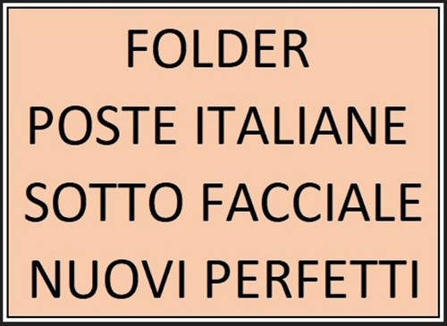 Folder poste italiane sotto - poste,
