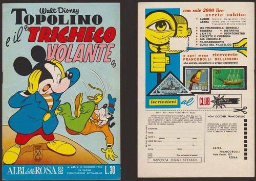 Albi della rosa 423 topolino - della,
