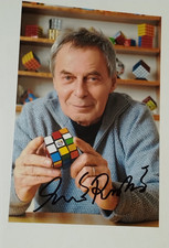 AUTOGRAMM ERNO RUBIK FOTO HAND
