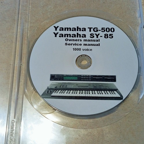 Yamaha sy85 tg500 cd - tg500,