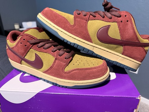 Nike dunk low dark - team, red