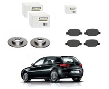 Dischi + Pattini Pastiglie Freno Posteriori Alfa Romeo 147 156 