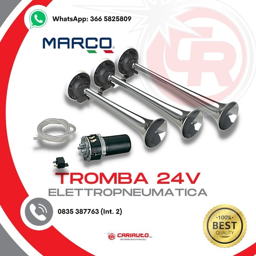 Avvisatore tromba 24v - tromba,