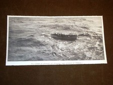 Incendio del Piroscafo Volturno Oceano Atlantico Scialuppa salvataggio Carmania