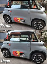 4 Modanature Gomma Citroen Ami Passaruota Bordi Bacchette MOLDING WHEEL ARCHI