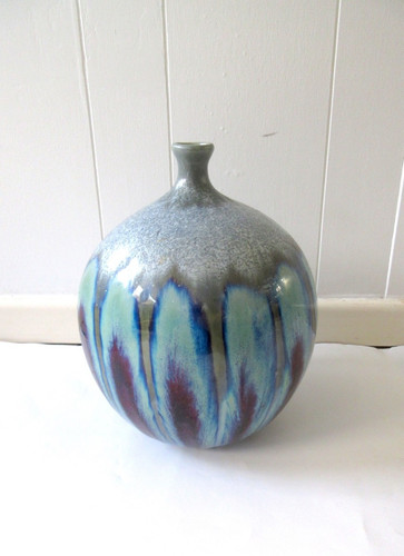 Mcm italian pottery bottle - italian,